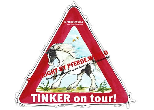 Aufkleber "Tinker on Tour"