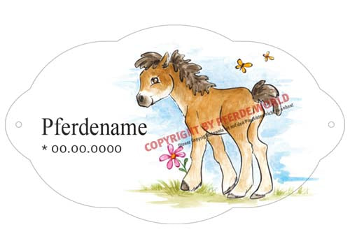Namensschilder für Ponyfohlen – Pferde.world