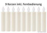 LED-Kerzenset für Schwibbogen mit Fernbedienung