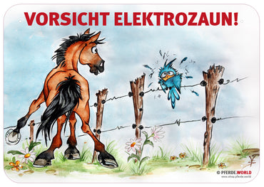 Koppelzaunschild 300 x 210 mm