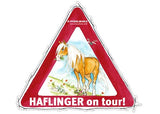 Aufkleber Haflinger on Tour