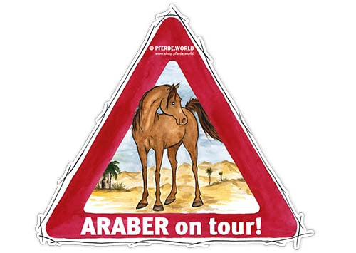 Aufkleber Araber on Tour