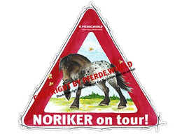 Aufkleber Noriker on Tour