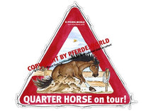 Laden Sie das Bild in den Galerie-Viewer, Aufkleber Quarter Horse on Tour
