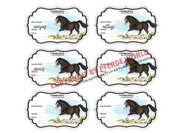 Aufkleber für Futterschüsseln - Frederiksborger