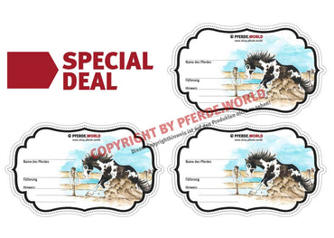 Aufkleber für Futterschüsseln - Painthorse Sliding Stopp