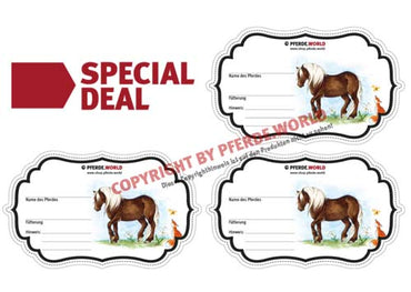 Aufkleber für Futterschüsseln - Schwarzwälder Fuchs