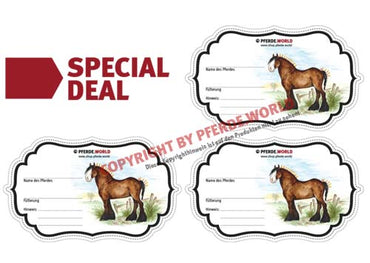 Aufkleber für Futterschüsseln - Shire Horse