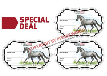 Aufkleber für Futterschüsseln - Trakehner