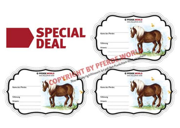 Aufkleber für Futterschüsseln - Schwarzwälder Fuchs ohne Fuchs