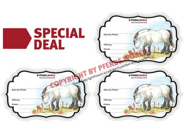 Aufkleber für Futterschüsseln - Rheinisch Deutsches Kaltblut