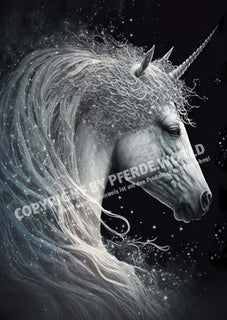 Zauberhaftes Einhorn - Illustration