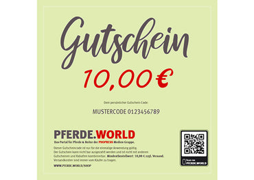 Gutschein über 10,00 €