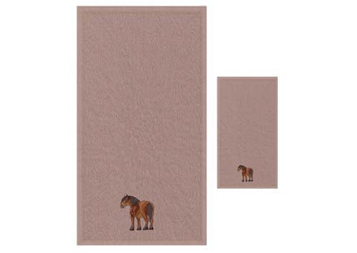 Handtuch / Badetuch / Duschtuch Noriker (Waldmotiv)