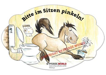 Toilettenschild 