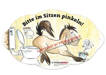Toilettenschild 