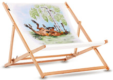 Laden Sie das Bild in den Galerie-Viewer, Doppel-Liegestuhl für 2 Personen mit lustigem Pferdemotiv bedruckt