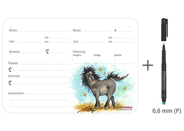 Boxenschild / Stalltafel 