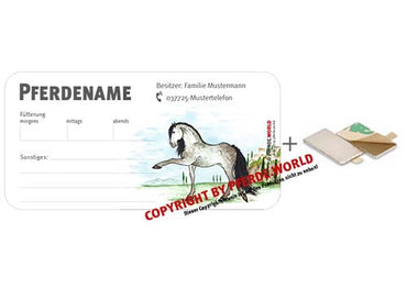 Magnetische Stalltafel für den Stallmanager - Andalusier / PRE