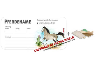 Magnetische individuelle Stalltafel für den Stallmanager - Criollo