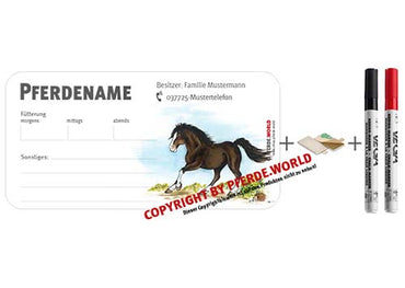 Magnetische individuelle Stalltafel für den Stallmanager - Frederiksborger