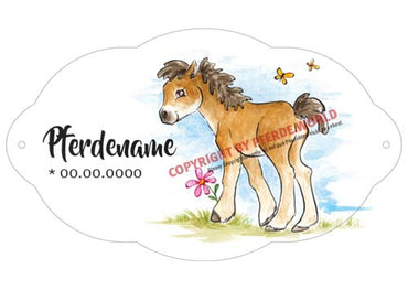 Namensschilder für  Pony Fohlen