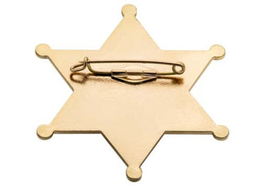 Sheriff-Stern mit Anstecknadel