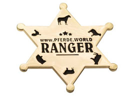Sheriff-Stern mit Anstecknadel