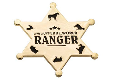 Sheriff-Stern mit Anstecknadel