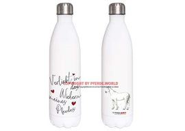 Edelstahl Thermosflasche - Verliebt in das Wiehern meines Pferdes - Warmblut