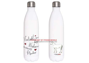 Edelstahl Thermosflasche - Verliebt in das Wiehern meines Pferdes - Warmblut