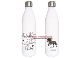 Edelstahl Thermosflasche - Verliebt in das Wiehern meines Pferdes - Isländer
