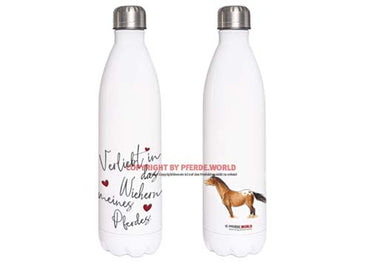 Edelstahl Thermosflasche - Verliebt in das Wiehern meines Pferdes - Appaloosa