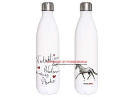 Edelstahl Thermosflasche - Verliebt in das Wiehern meines Pferdes - Trakehner