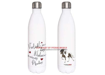 Edelstahl Thermosflasche - Verliebt in das Wiehern meines Pferdes - Isländer