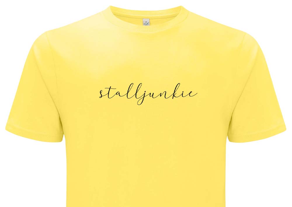 Shirt "Stalljunkie" - Unisex