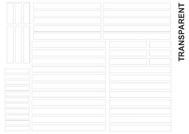 Schutzaufkleber für Boxenschilder / Stalltafeln